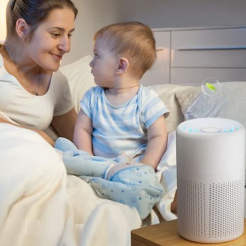 Purificador de Ar - Filtro HEPA e Função Ionizador - AirTech