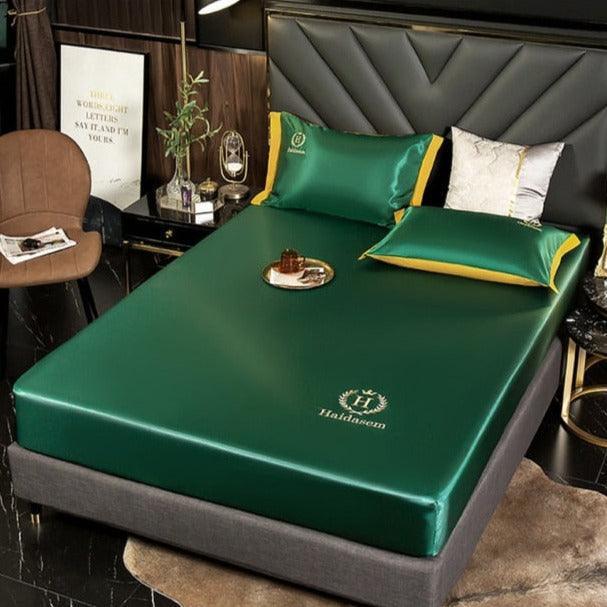 Conjunto Sleep Luxury™ / Lençol de Seda Cetim + Fronhas