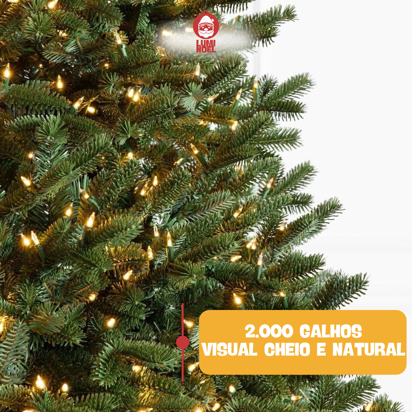 LumiNoel™- Árvore de Natal Premium com LEDs Embutidos [BLACK FRIDAY]