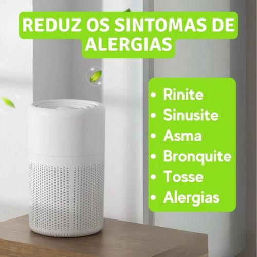 Purificador de Ar - Filtro HEPA e Função Ionizador -  AirTech